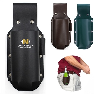 Leather Beer Holster Bottle Holders